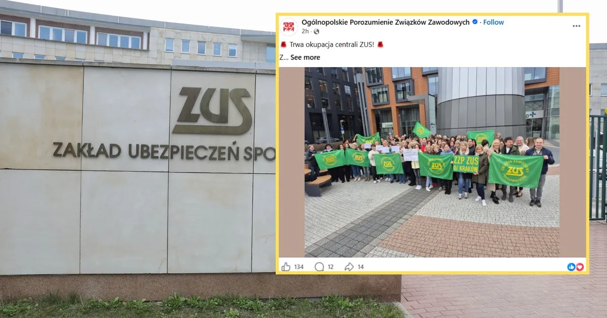 protest pracowników zus — PL news