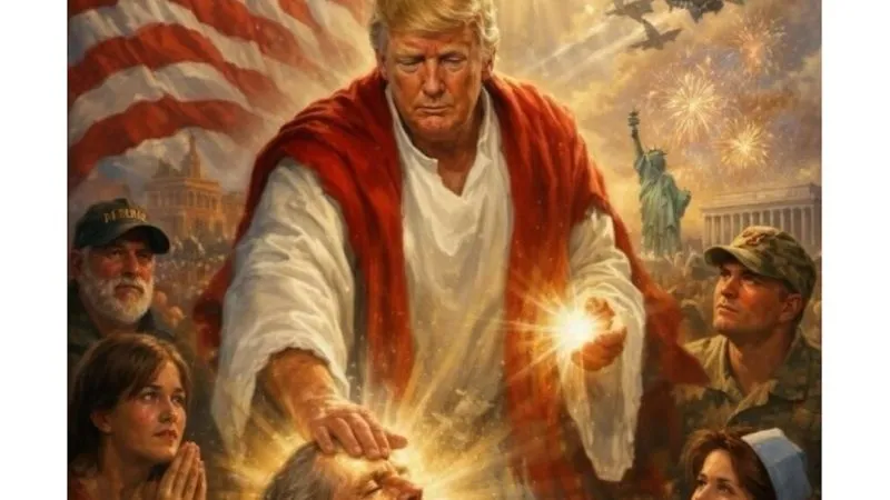 trump jesus christ — PL news