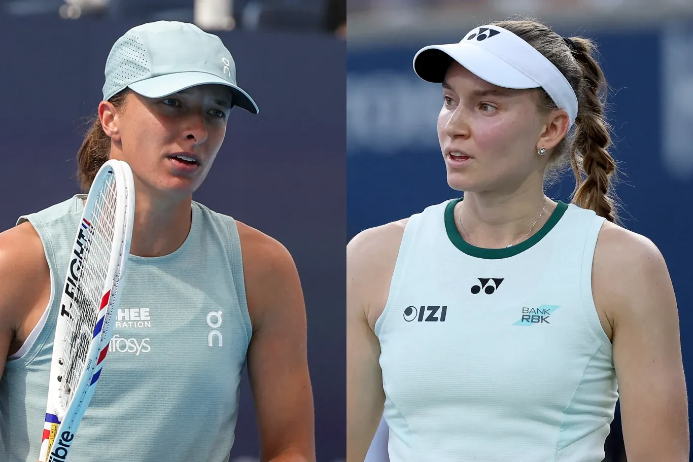 Iga Świątek rywalizowała z Jeleną Rybakiną o awans do półfinału WTA 1000 w Cincinnati