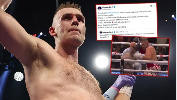 Damian Knyba i cios na głowę Andy'ego Ruiza oraz wpis Mateusza Borka