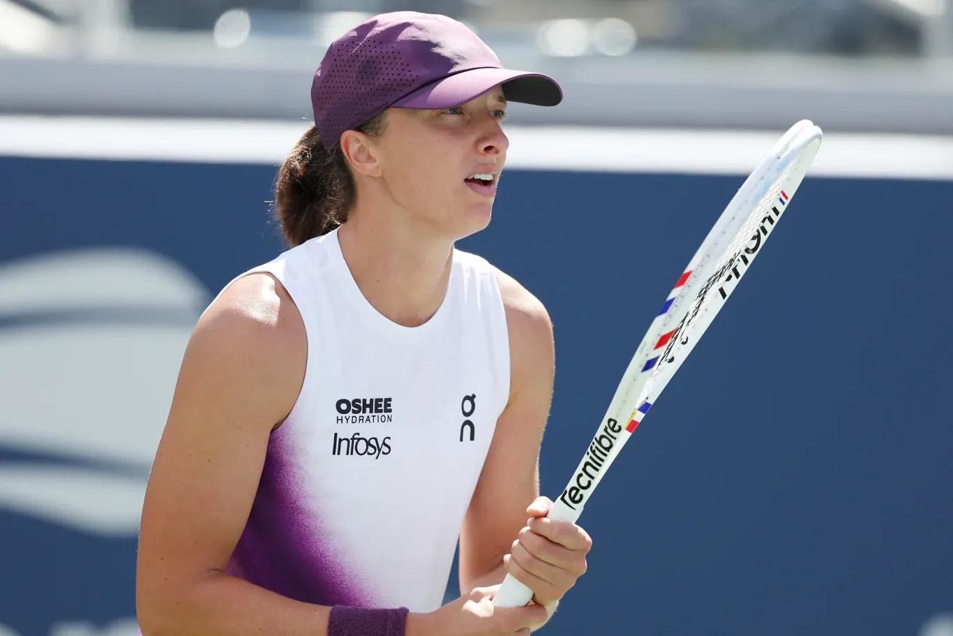 Iga Świątek rywalizowała z Marie Bouzkovą o awans do czwartej rundy US Open 2026